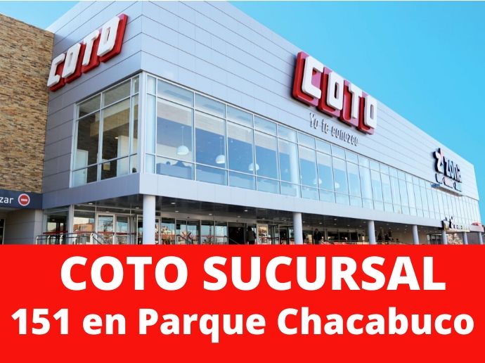 COTO Sucursal 151 Parque Chacabuco Supermercado Capital Federal