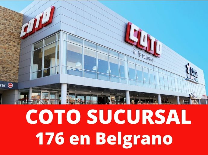 COTO Sucursal 176 Belgrano Supermercado Capital Federal