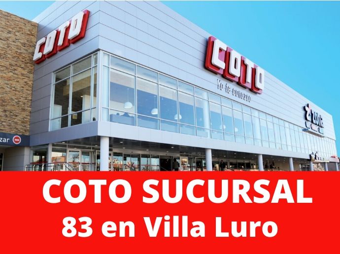 COTO Sucursal 83 Villa Luro Supermercado Capital Federal