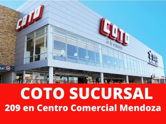COTO Sucursal 209 Centro Comercial Mendoza Hipermercado Mendoza