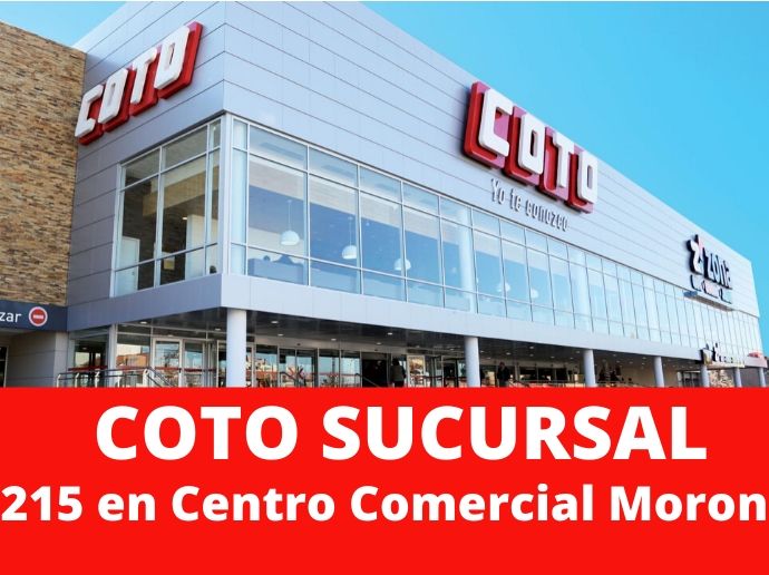 COTO Sucursal 215 Centro Comercial Moron Hipermercado Zona Oeste