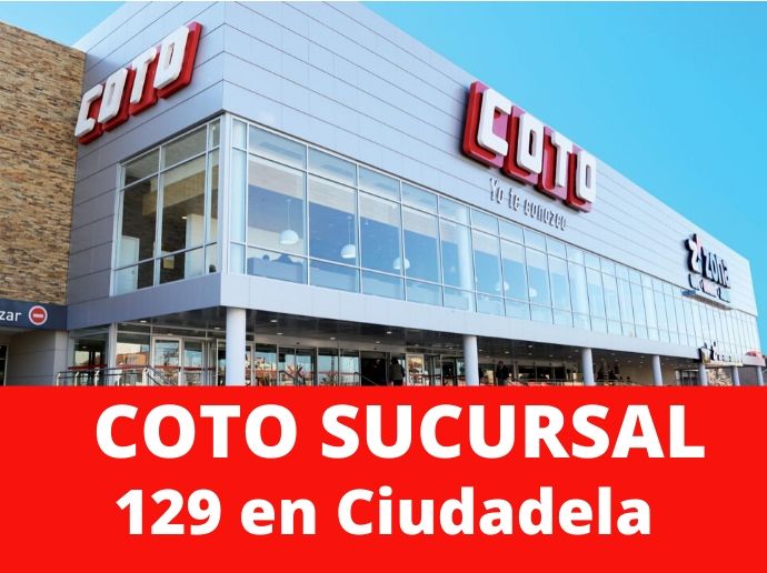COTO Sucursal 129 Ciudadela Hipermercado Zona Oeste