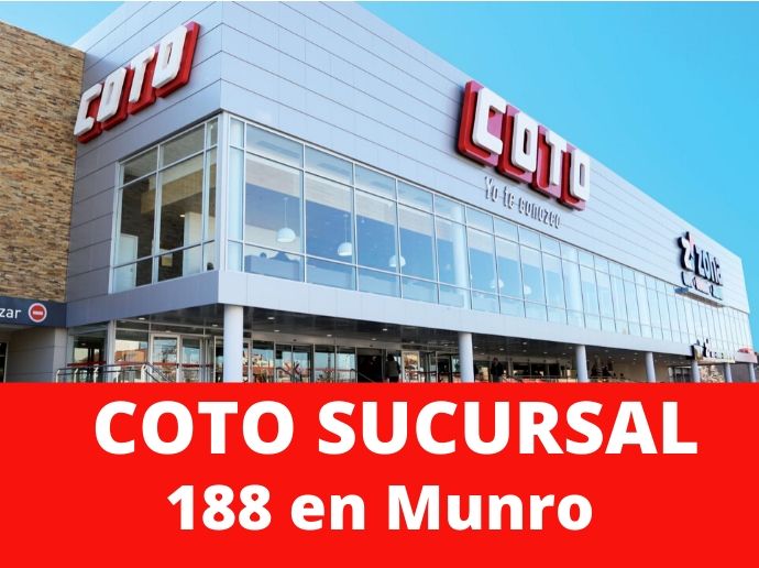 COTO Sucursal 188 Munro Hipermercado Zona Norte