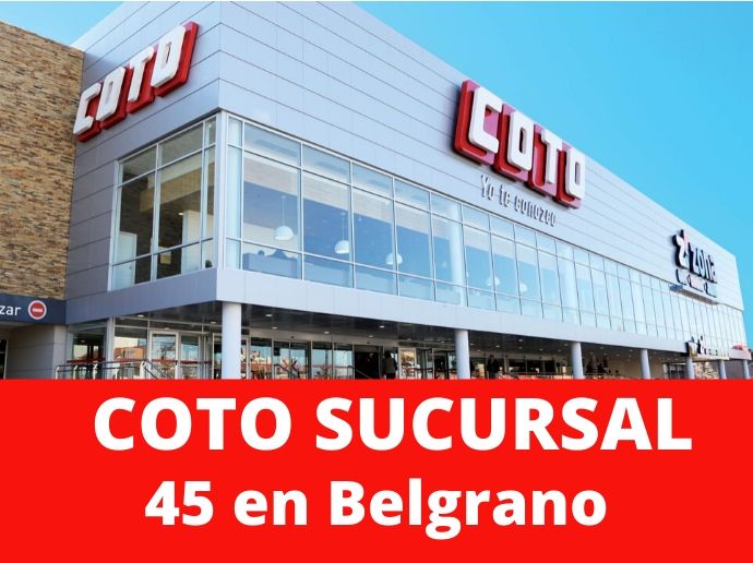COTO Sucursal 45 Belgrano Hipermercado Capital Federal