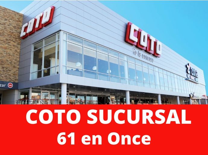 COTO Sucursal 61 Once Hipermercado Capital Federal
