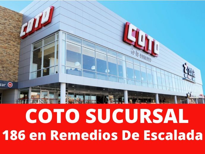 COTO Sucursal 186 Remedios De Escalada Supermercado Zona Sur