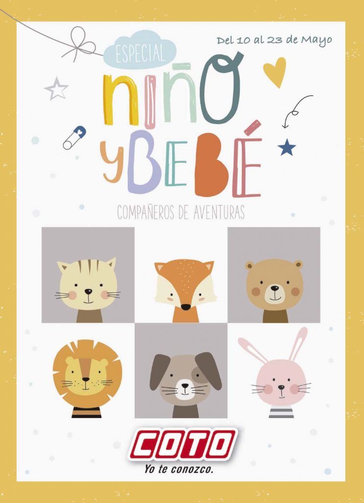 catalogo niños y bebés en COTO